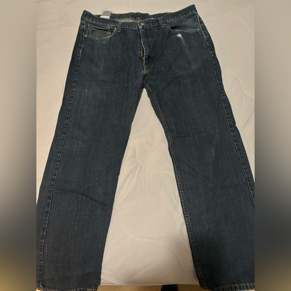 Levi's Men's Deep Indigo Relaxed 505 Jeans